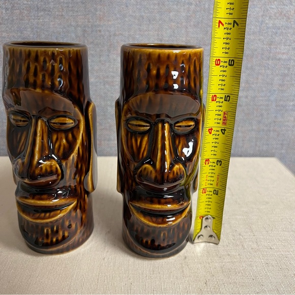 VTG Orchids Of Hawaii Tiki Mug R72 Japan Set Of 2 NEW - Picture 9 of 10